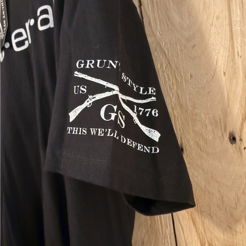 Grunt Style Black Veteran Short Sleeve Tshirt NWT - Picture 2 of 3